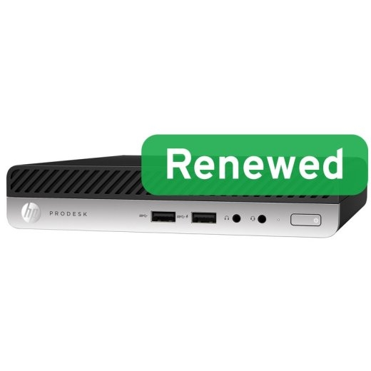 HP Renewed Grade A ProDesk 600 G4 DM Intel Core i3 i3‑8100T 8 NVMe Intel UHD Graphics 630 Windows 11 Home
