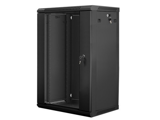 Wall-Mounted Rack 19 inches 18U 600X450mm black