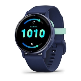 Garmin Vivoactive 5 3.05 cm (1.2") AMOLED 42 mm Digital 390 x 390 pixels Touchscreen Blue Wi-Fi GPS (satellite)