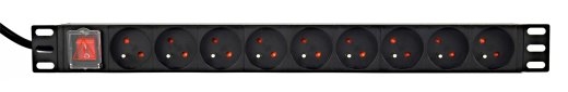 Gembird *Rack power strip PDU 9xFR 1U 16A F