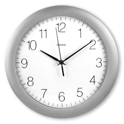 Tenerife DCF wall clock silver