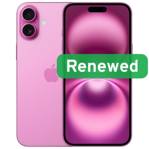 Apple Renewed Grade A Apple iPhone 16 Plus Pink 6.7 " Super Retina XDR 128 iOS