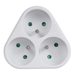 Triple electric socket MCE214