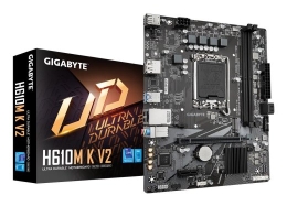 Mainboard GIGABYTE Intel H610 LGA1700 Micro-ATX Memory DDR5 Memory slots 2 1xPCI-Express 3.0 1x 1xPCI-Express 4.0 16x 1xM.2 1xHDMI 1xDisplayPort 4x...