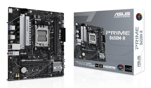 Mainboard ASUS AMD B650 SAM5 Micro-ATX Memory DDR5 Memory slots 2 1xPCI-Express 4.0 1x 2xPCI-Express 4.0 16x 2xM.2 1xHDMI 4xUSB 2.0 2xUSB 3.2 1xRJ4...
