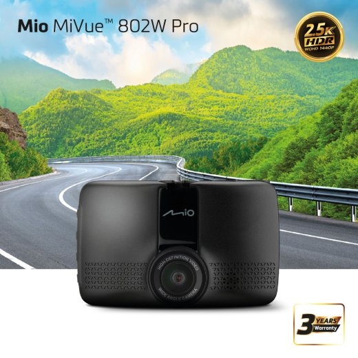 Mio Car Dash Camera MiVue 802W Pro Wi-Fi