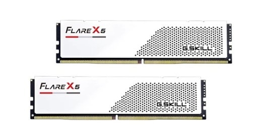 G.skill PC Memory - DDR5 64GB (2×32GB) Flare X5 AMD 6000MHz CL28 EXPO White