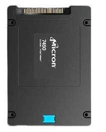 SSD MICRON 3.84TB PCIE NVMe NAND flash technology TLC Write speed 5300 MBytes/sec Read speed 6800 MBytes/sec Form Factor U.3 TBW 7000 TB MTFDKCB3T8...