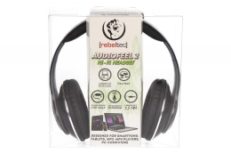 Stereo Headset with microphone, 4pin mini jack AUDIOFEEL2 BLACK