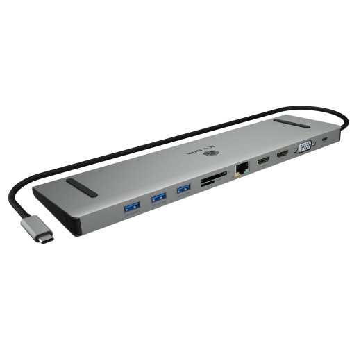 Raidsonic Docking Station IB-DK2106a-CPD Ethernet LAN (RJ-45) ports 1 VGA (D-Sub) ports quantity 1 HDMI ports quantity 2