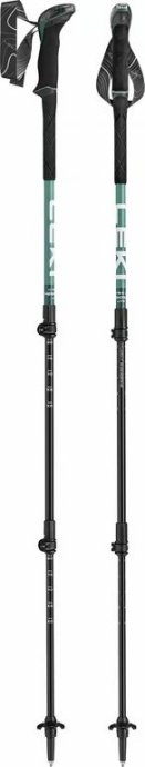 LEKI MAKALU LITE trekking poles, 100–135 cm, green/white