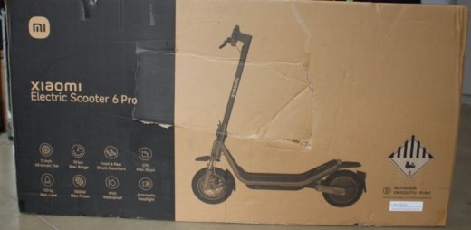 SALE OUT. Xiaomi Electric Scooter 6 Pro GL Xiaomi 24 month(s) DAMAGED PACKAGING