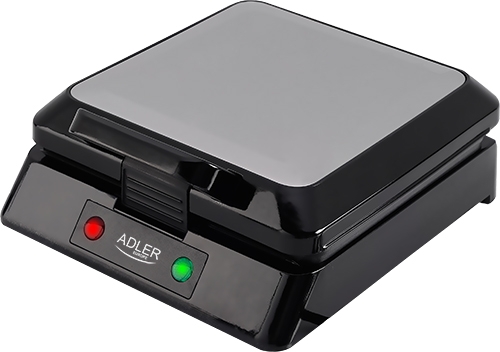 Adler Waffle maker AD 3036 1500 W Number of pastry 4 Belgium Black