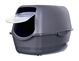 DIAMENTIQ BAYA anthracite - cat litter box - 55,5 x 40 x 38,7 cm