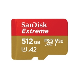 SanDisk Extreme 512 MicroSDHC UHS-I Class 10
