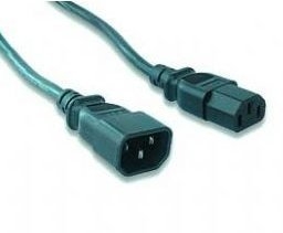 Power cord (C13 to C14), VDE approved, 3 m