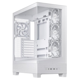 Case ASUS MidiTower ATX BTX MiniITX Colour White A31PLUSTGARGBWHITE