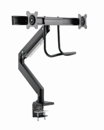 Mounting arm 2 monitors 17-32 inch 8kg