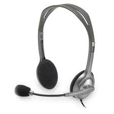 Logitech LGT-H110 Stereo headset Black, Silver