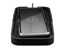 Goobay 60471 Wireless Vehicle Fast Charger 15 W, Black Goobay