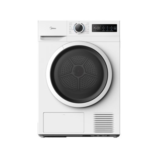 Midea Dryer Machine MD110H80/W-HR Energy efficiency class E Front loading 8 kg Heat pump LED Depth 60 cm White