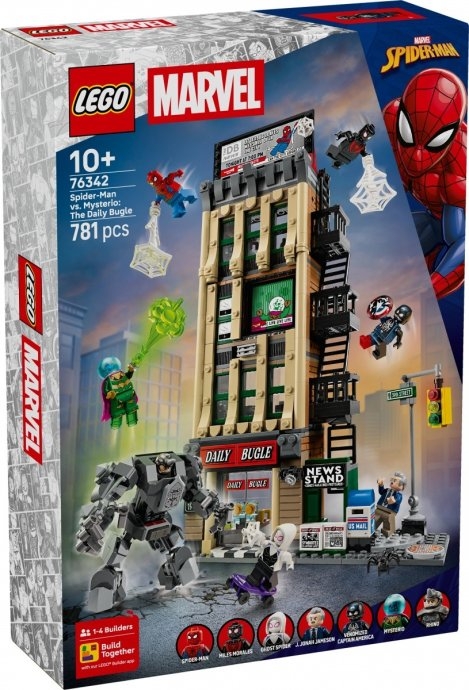 Blocks Super Heroes 76342 Spider-Man vs. Mysterio: The Daily Bugle