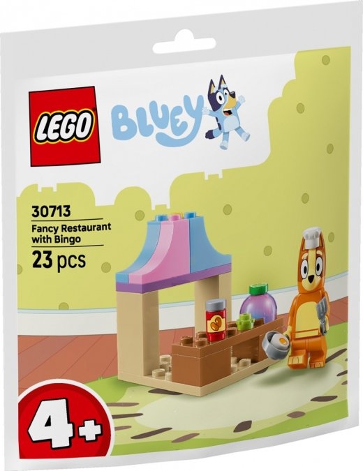 Blocks Bluey 30713 Fancy Restaurant with Bingo