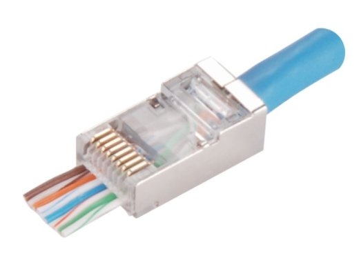 RJ45 STP Cat.5e straight-through plug (pack of 100)
