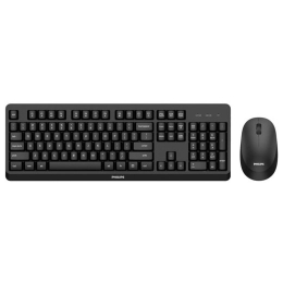 Philips wireless keyboard and mouse set SPT6307B - Black