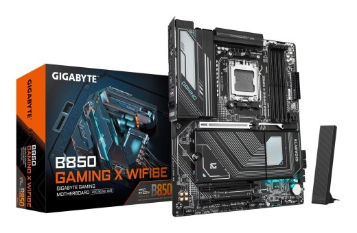 Mainboard GIGABYTE AMD B850 SAM5 ATX Memory DDR5 Memory slots 4 2xPCI-Express 3.0 1x 3xM.2 1xHDMI 1xDisplayPort 5xUSB 2.0 3xUSB 3.2 type B 2xUSB 3....