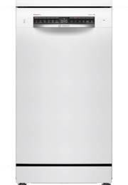 BOSCH Free standing Dishwasher SPS4HMW13E, Energy class D, 45cm, White