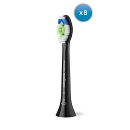 Philips Replacement brush heads HX6068/88 Sonicare Optimal White Heads For adults Black