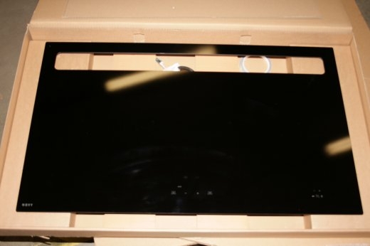 SALE OUT. Novy 1821 Induction hob with built-in hood 88 cm Number of burners/cooking zones 4 Yes Black Slider control with white LEDs. USED, REFURB...