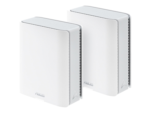 Asus Tri-band WiFi 7 Smart AiMesh Router ZenWiFi BT10 (2pk) 802.11be 18000 Mbit/s Ethernet LAN (RJ-45) ports 3 Mesh Support Yes MU-MiMO No 4G/ Ante...