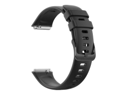 Fixed Silicone Strap for Huawei Band 8/9/10 Black