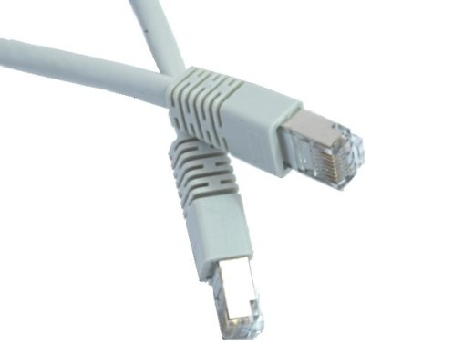 Patch Cord Cat. 6 FTP molded strain relief 1.5m gray