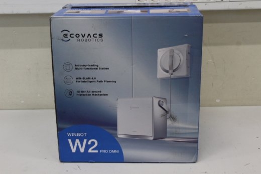 SALE OUT. Ecovacs WINBOT W2 PRO OMNI Corded 5500 Pa White USED, DIRTY