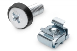 Installation screw M6 50pcs silver