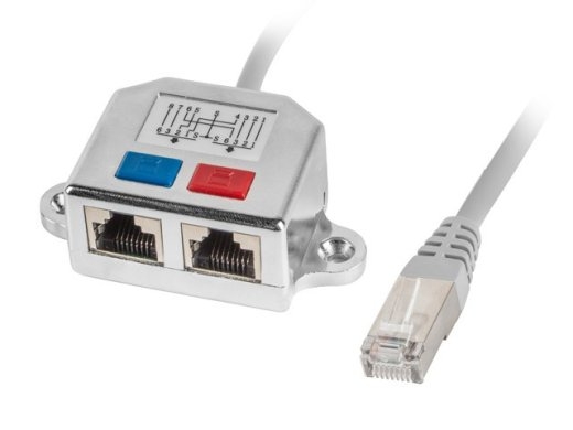 RJ45 Port Doubler RJ-45 - 2x RJ-45 FTP