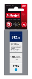 Activejet AH-912CRX Ink Cartridge (replacement for HP 912XL 3YL81AE; Premium; 990 pages; cyan)