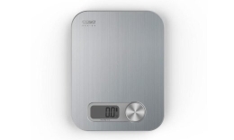 Caso Design kitchen scale Maximum weight (capacity) 5 kg Graduation 1 g Display type Digital Stainless Steel