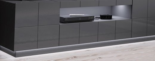 Cama LED lighting RTV cabinet REJA white