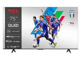 TCL T69C 75T69C TV 190.5 cm (75") 4K Ultra HD Smart TV Wi-Fi Metallic 350 cd/m²