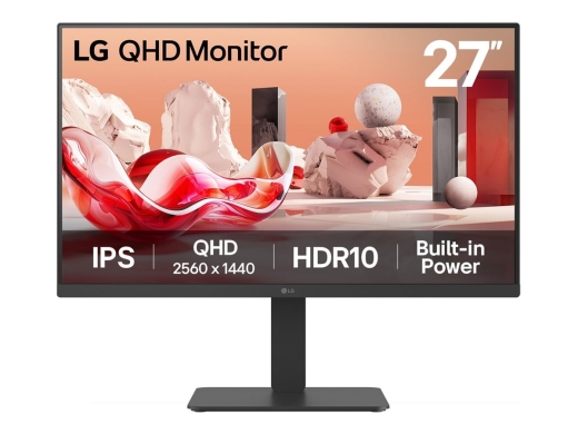 LG 27BA54QB-B 27 " IPS QHD 16:9 75 Hz 5 ms 2560 x 1440 pixels 350 cd/m² HDMI ports quantity 2