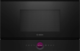 Bosch Serie 8 BER7321B1 microwave Black Solo microwave Built-in 21 L 900 W