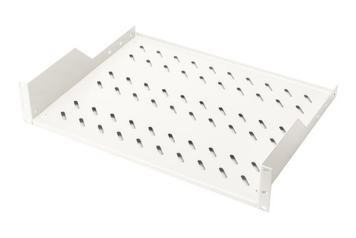 Digitus Fixed Shelf for Racks DN-97610 Perfect for storage of components which are not 483 mm (19”) suitable; Slim design which takes space of 2 he...