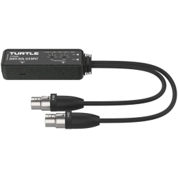 Turtle Dual XLR Input - two-channel analogue XLR to Dante digital audio adapter