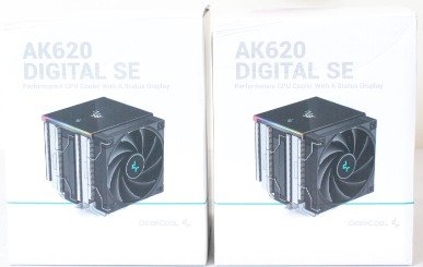 SALE OUT. Deepcool AK620 DIGITAL SE CPU Air Cooler Deepcool CPU Air Cooler AK620 Digital SE Black DAMAGED PACKAGING
