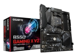 Mainboard GIGABYTE AMD B550 SAM4 ATX Memory DDR4 Memory slots 4 3xPCI-Express 3.0 1x 1xPCI-Express 3.0 2x 1xPCI-Express 4.0 16x 2xM.2 1xDVI-D 1xHDM...
