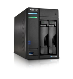 Asustor LOCKERSTOR 2 Gen2 (AS6702T) NAS Desktop Intel® Celeron® N5105 4 DDR4 0 TB ADM Black